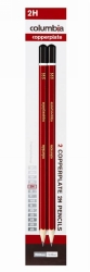 PENCIL LEAD COPPERPLATE 2H HEXAGON PK2
