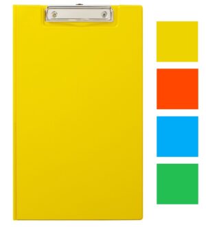 CLIPFOLDER A4 W/POCKET ASST *