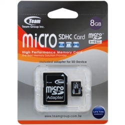 MEMORY CARD TEAM MICRO SDHC CLASS 10 8GB
